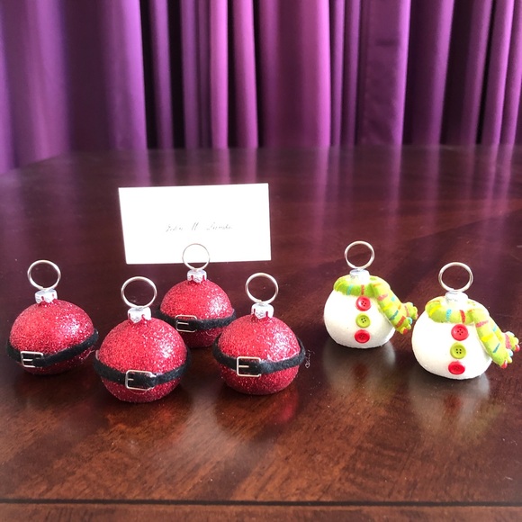 Six Placecard Holders - Great For Buffets, Seating & Pictures - Picture 1 of 7